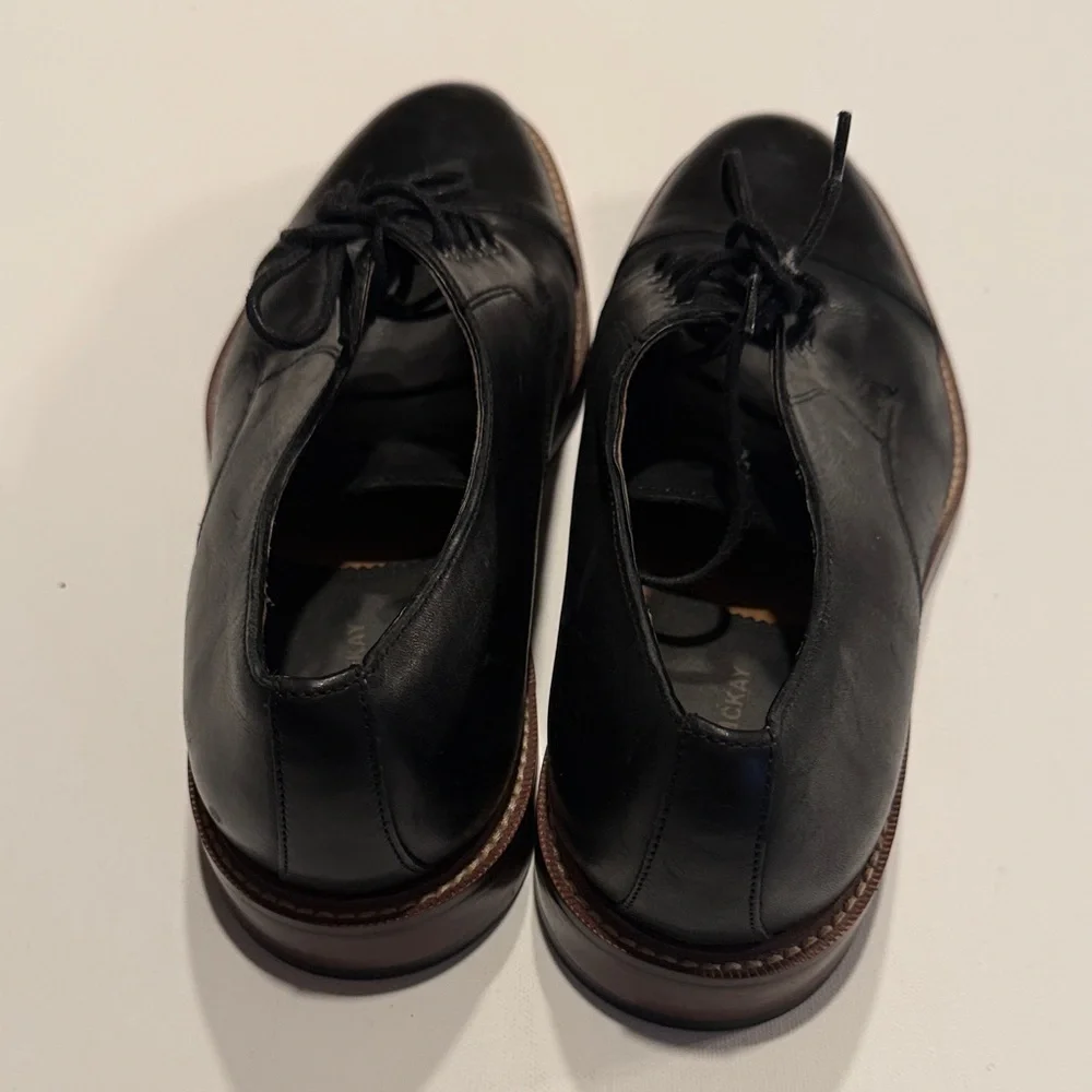 Blake Mckay Elegant Black Leather Men's Oxfords